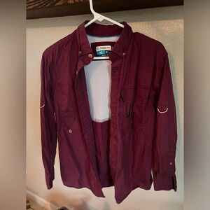 Magellan Burgundy Fishing shirt